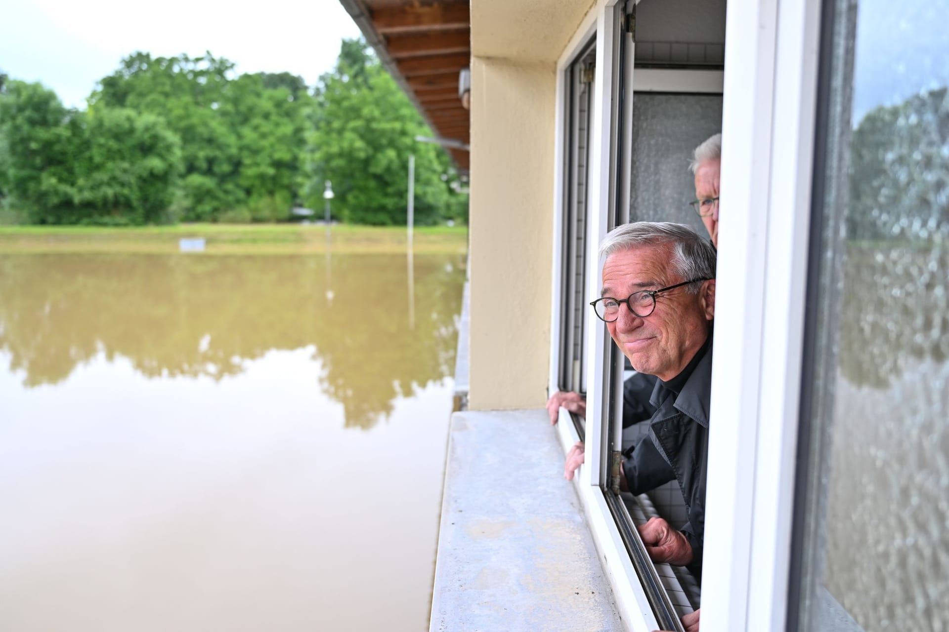 Hochwasser in Baden-Württemberg - Meckenbeuren