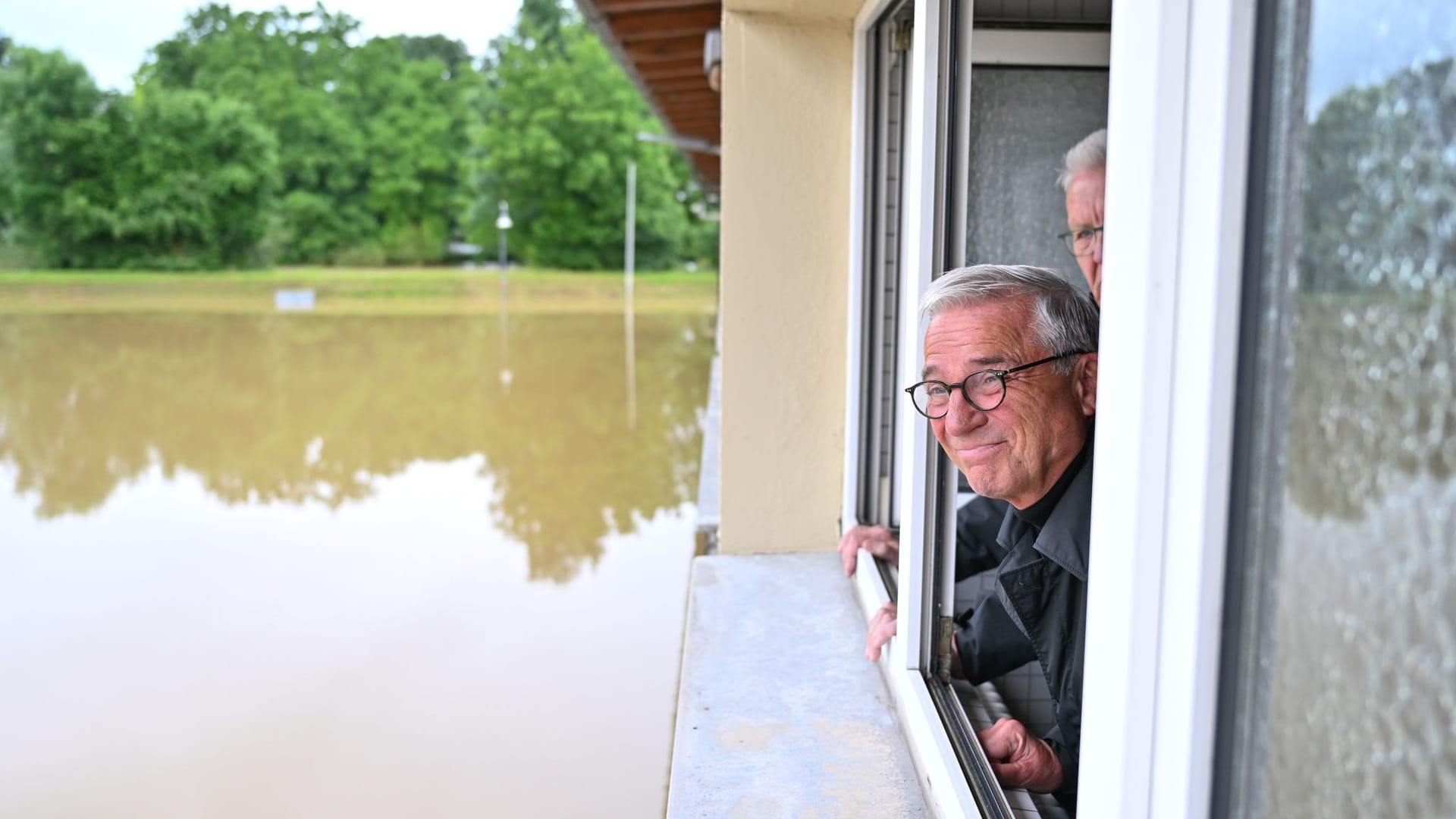 Hochwasser in Baden-Württemberg - Meckenbeuren