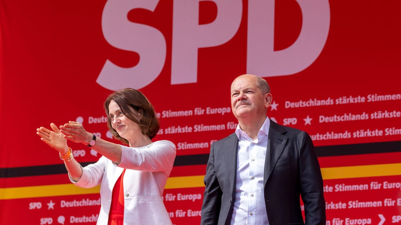 Abschlusskundgebung der SPD für die Europawahl