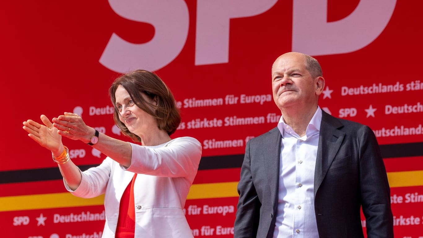 Abschlusskundgebung der SPD für die Europawahl