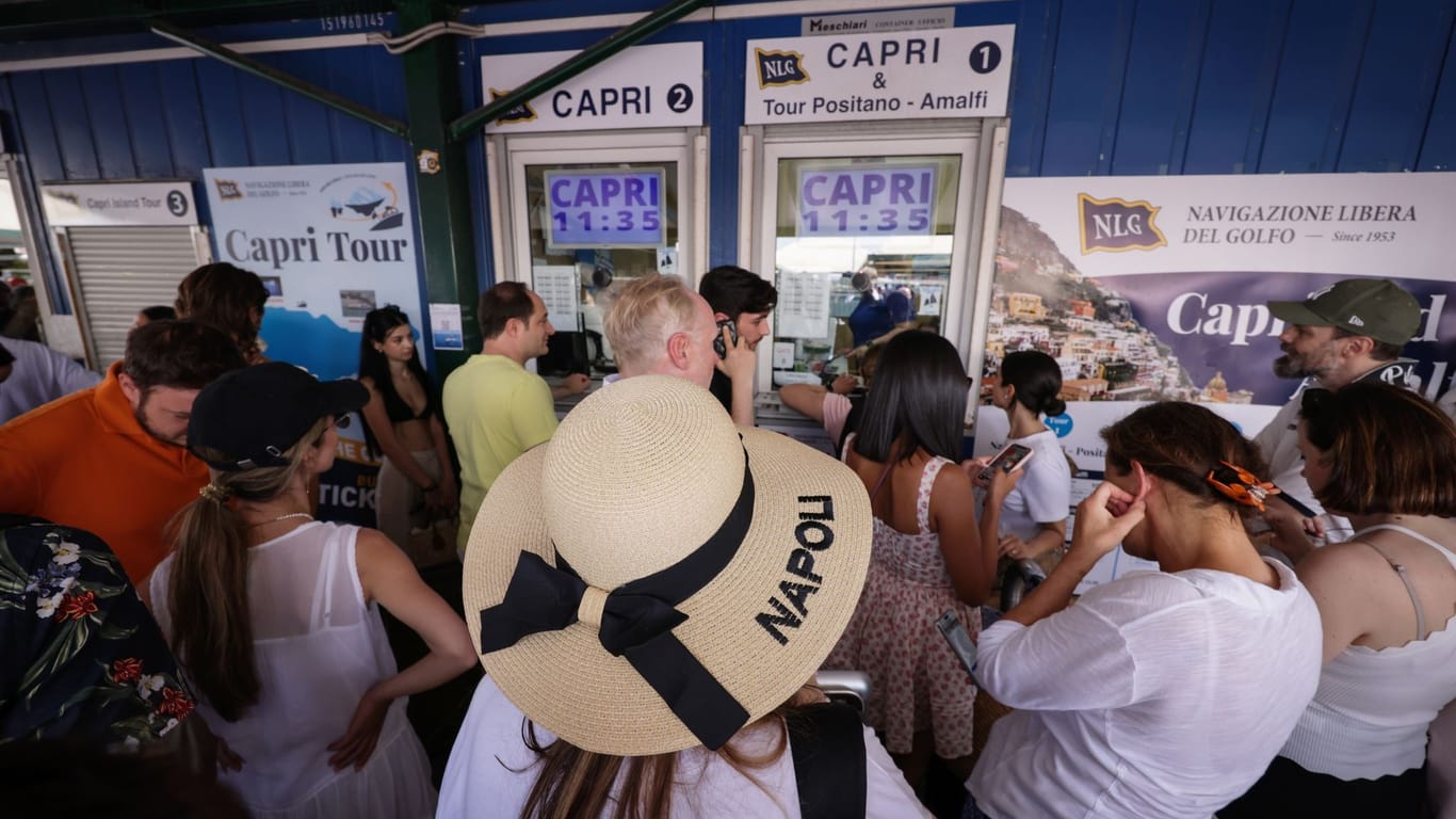 Capri ohne Wasserversorgung: Touristen-Stopp