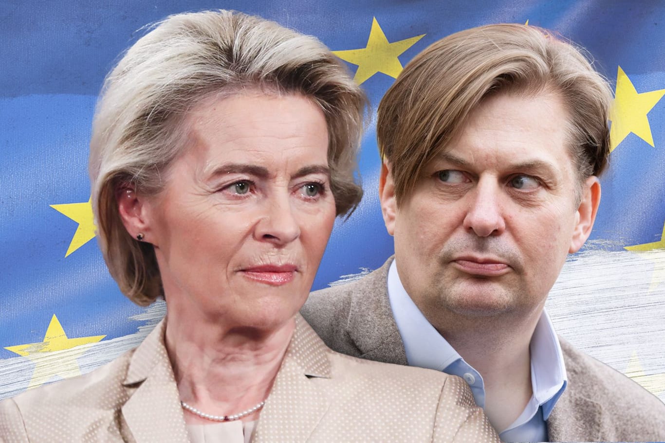 CDU-Spitzenkandidatin Ursula von der Leyen und AfD-Spitzenkandidat Maximilian Krah: In Sachsen hat die AfD im Vergleich zur Europawahl 2019 deutlich an Stimmen dazugewonnen.