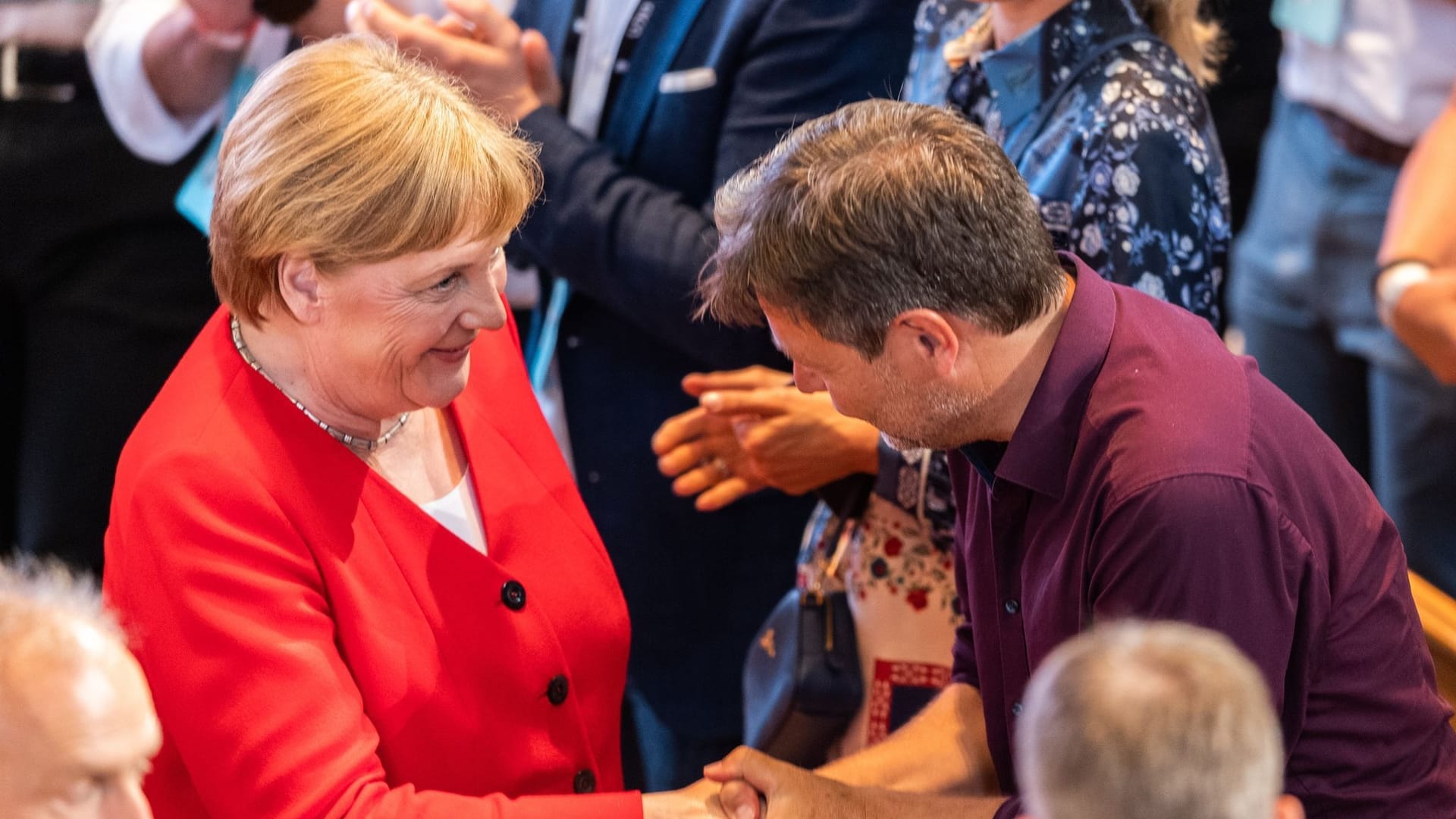 Angela Merkel und Robert Habeck