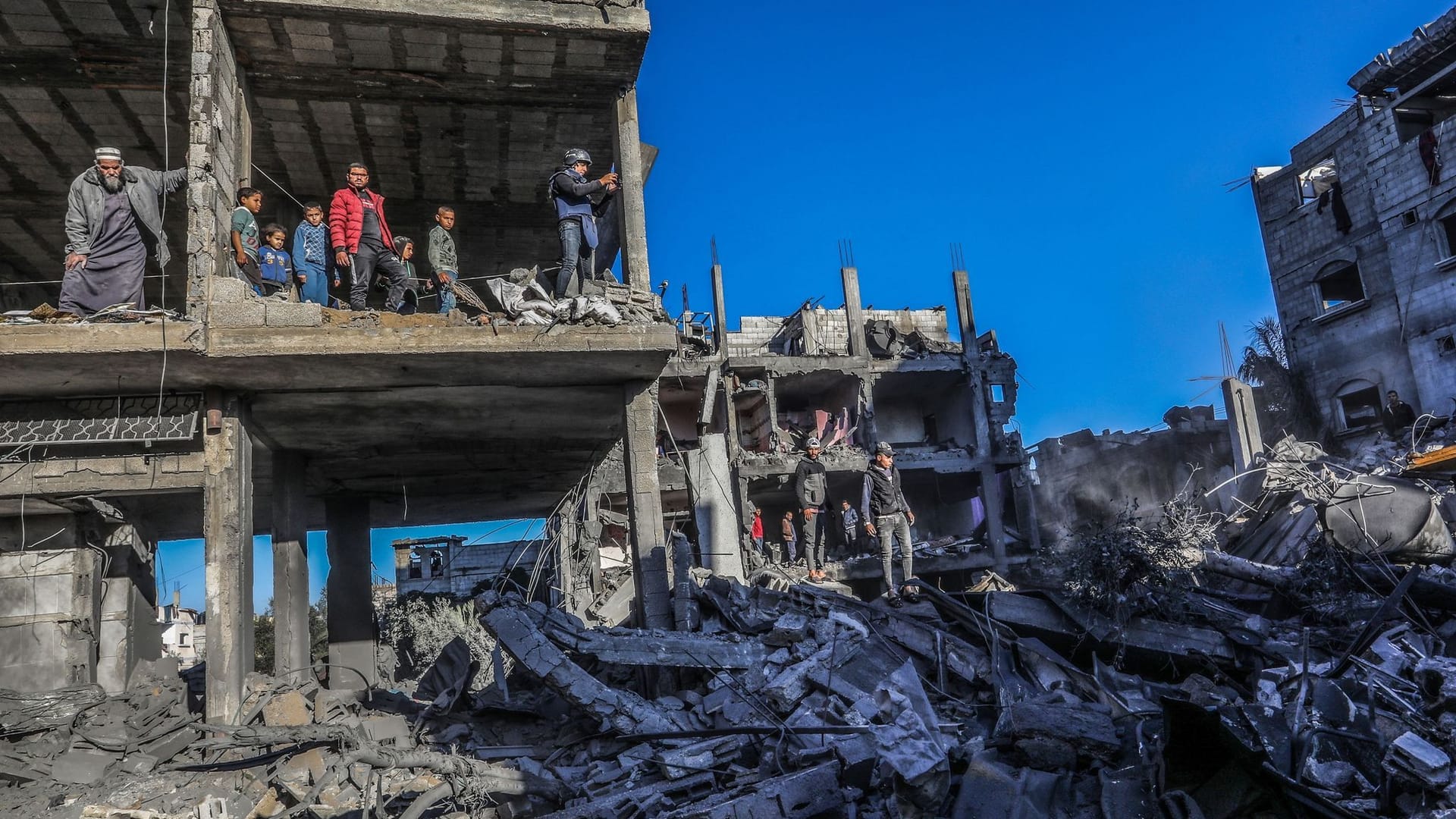 Zerstörung im Gazastreifen Zerstörung im Gazastreifen