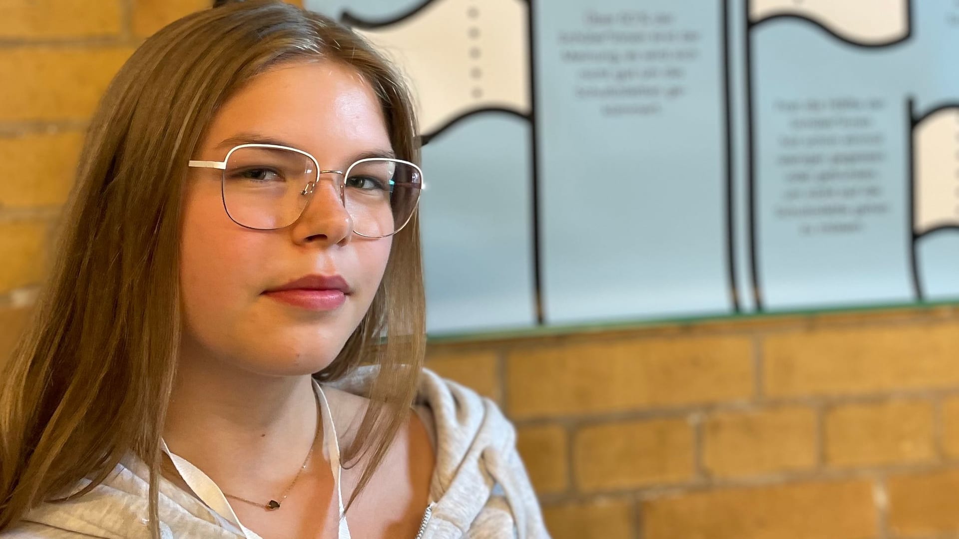 Agata Koszucka aus der 8c: Mit dem Team ihrer Schule gewann sie den 1. German Toilet Award.