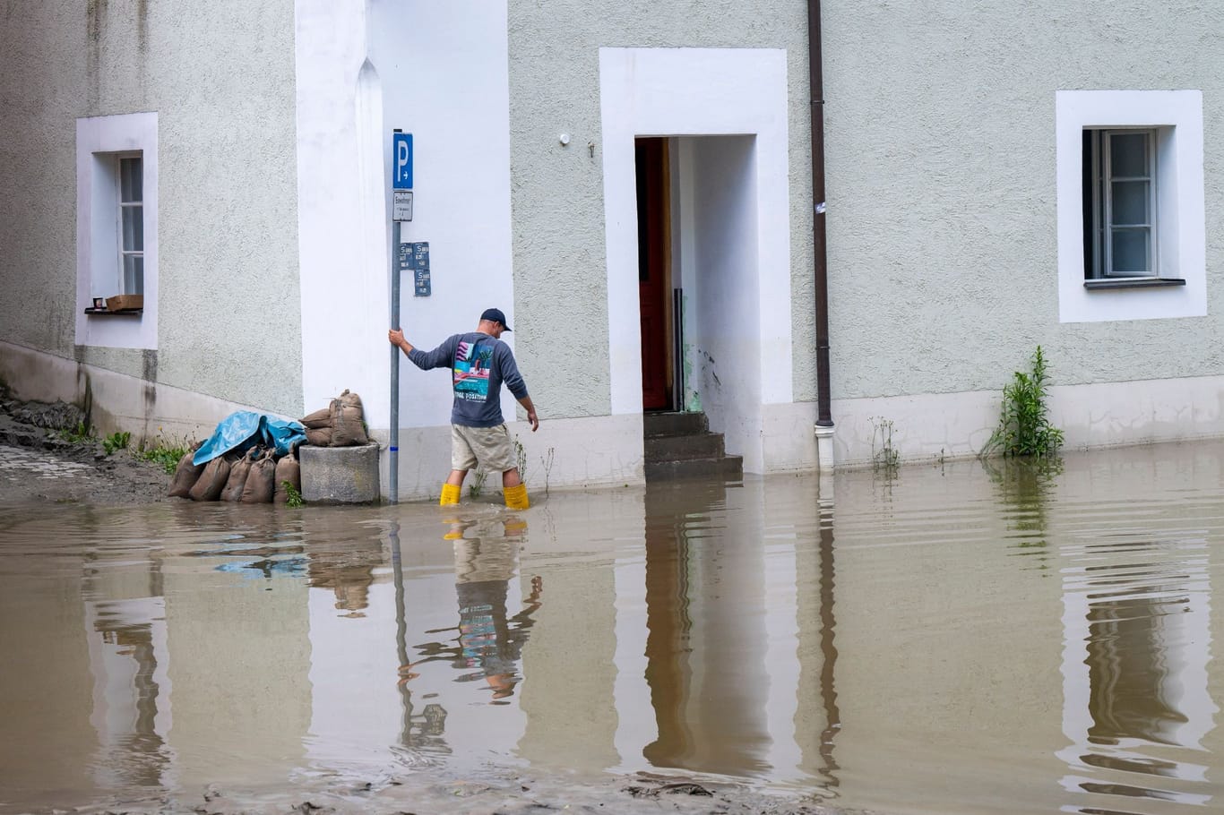 Hochwasserlage in Passau