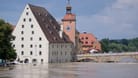 Hochwasser in Bayern - Regensburg