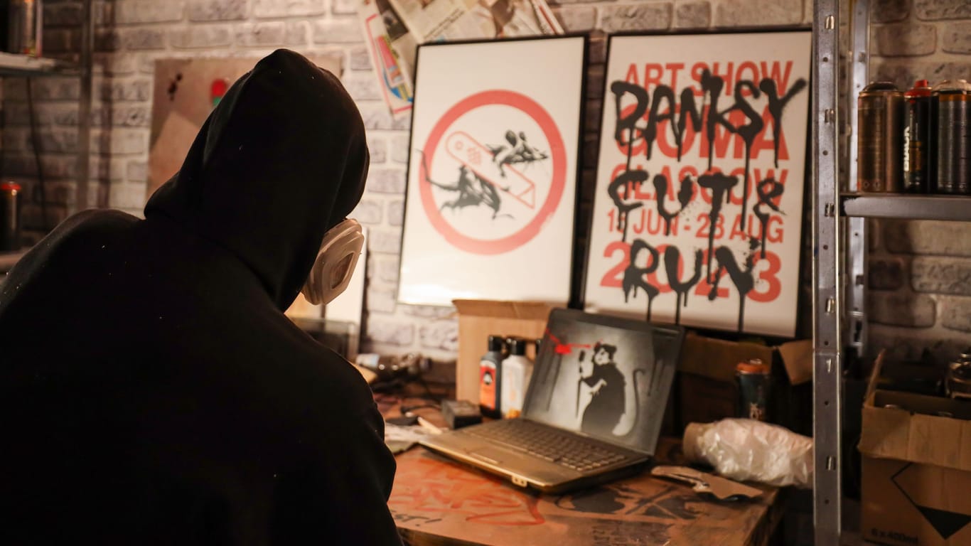 Die Ausstellung "The Mystery of Banksy – A Genius Mind" mit neuem Pop-up-Konzept beginnt in München.