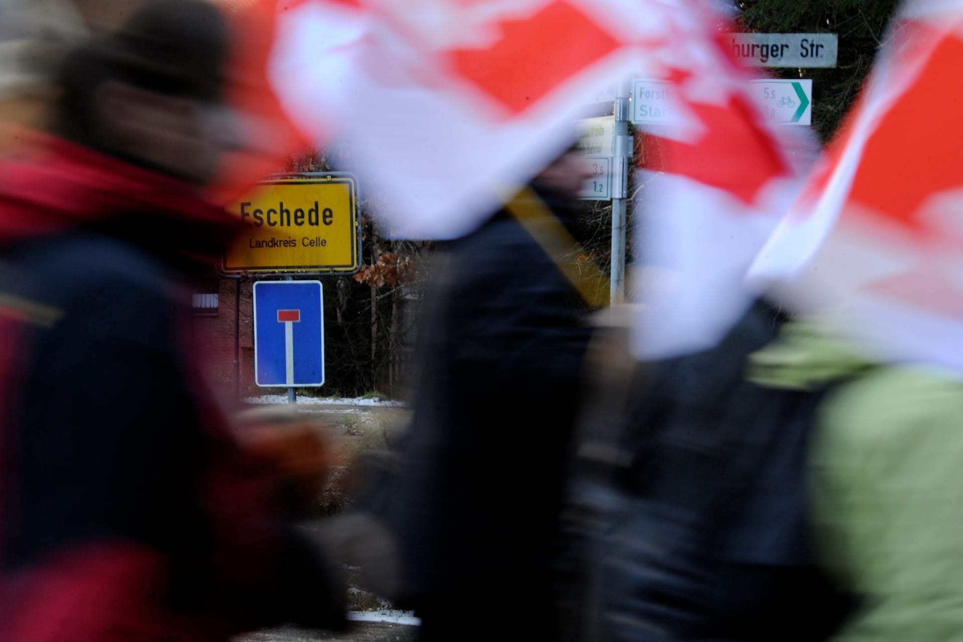 Neonazi-Treffen und Gegendemo in Eschede