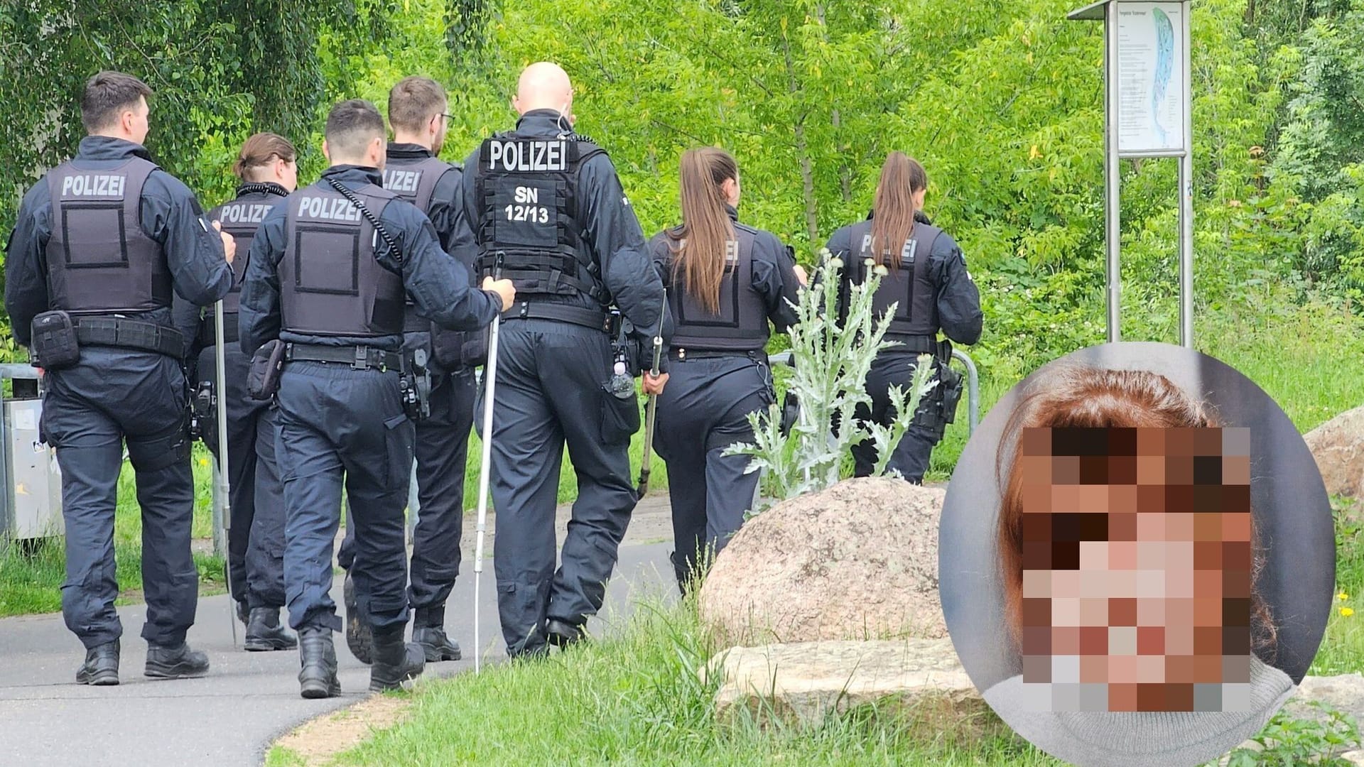 Die neunjährige Valeriia wurde am Dienstag tot in einem Waldstück gefunden.