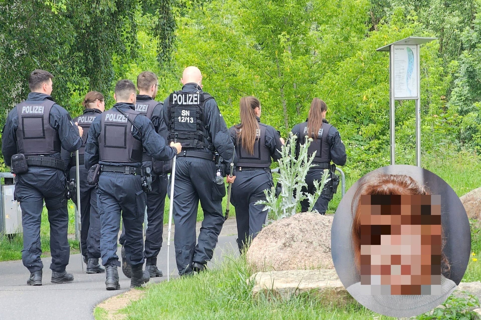 Die neunjährige Valeriia wurde am Dienstag tot in einem Waldstück gefunden.