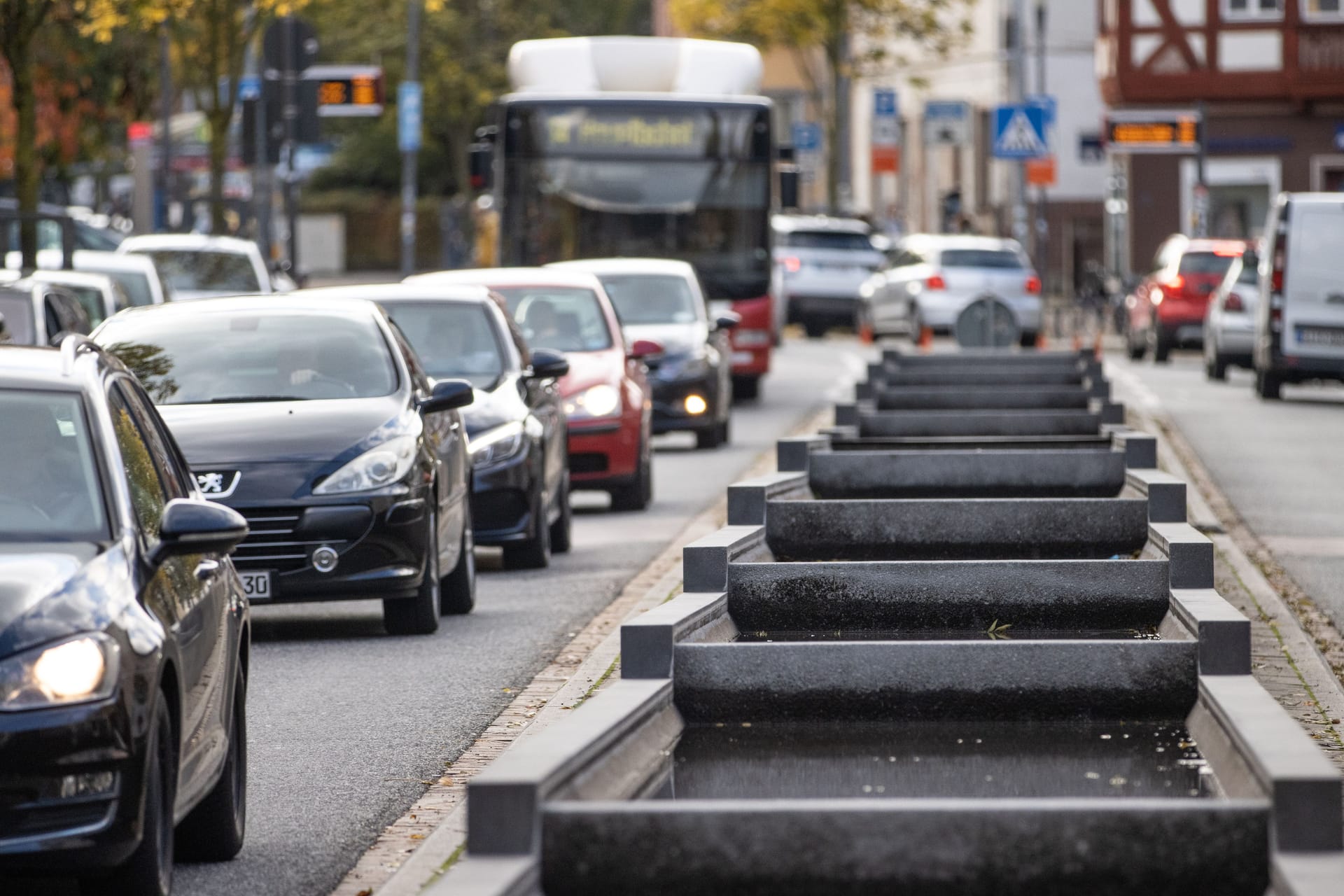 Verkehr in Marburg (Symbolbild).