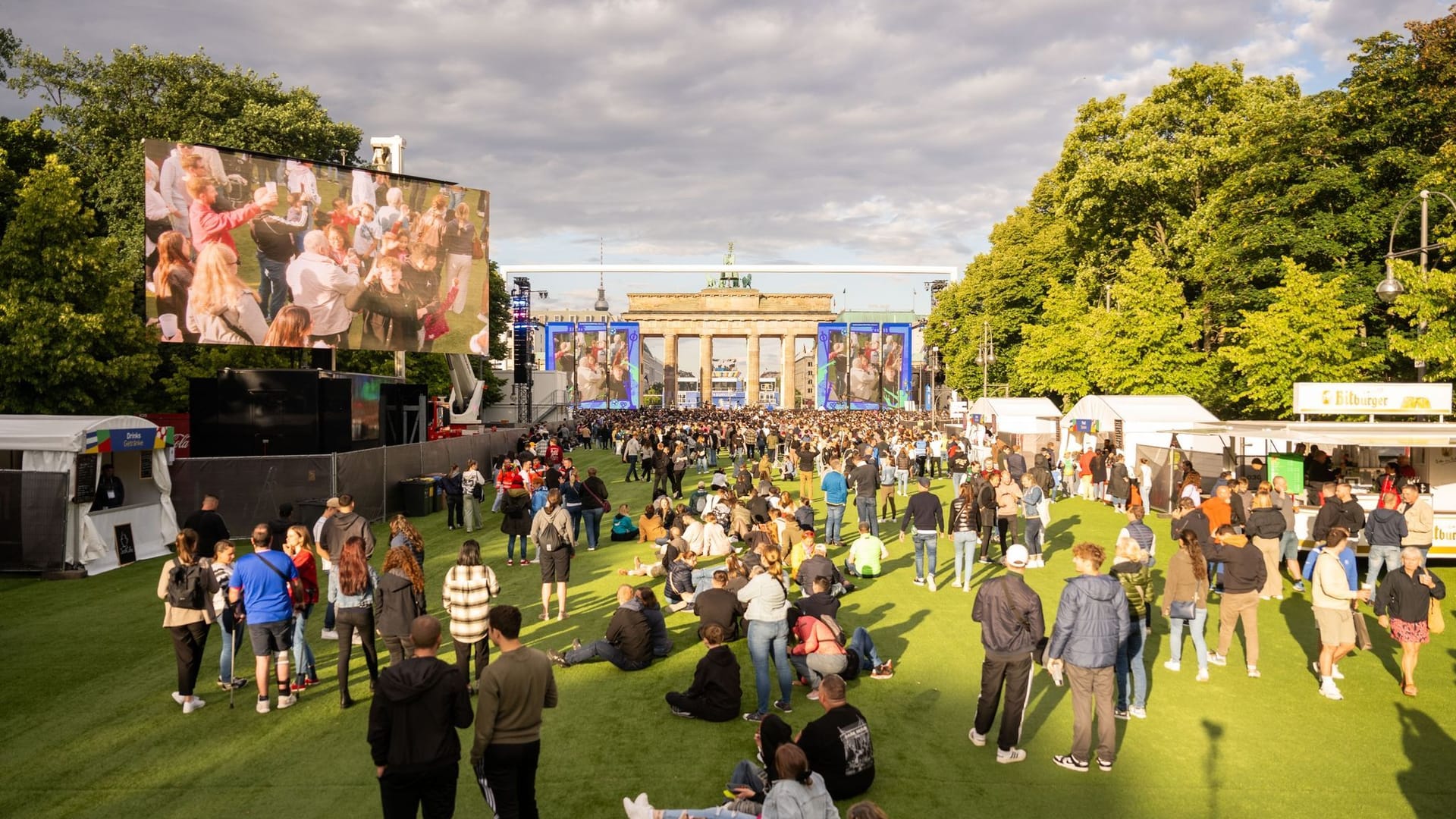 Fanmeile am Brandenburger Tor