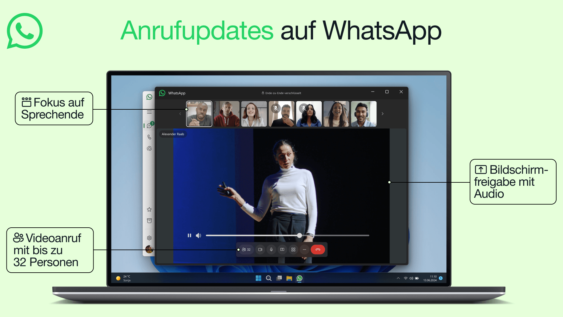 WhatsApp führt diverse Neuerungen bei den Anrufen ein.