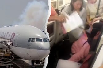 Passagiere kollabieren in Flugzeug