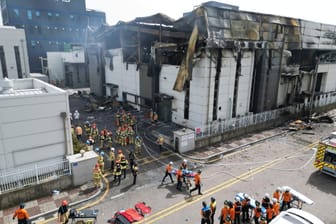 Fabrikbrand in Südkorea