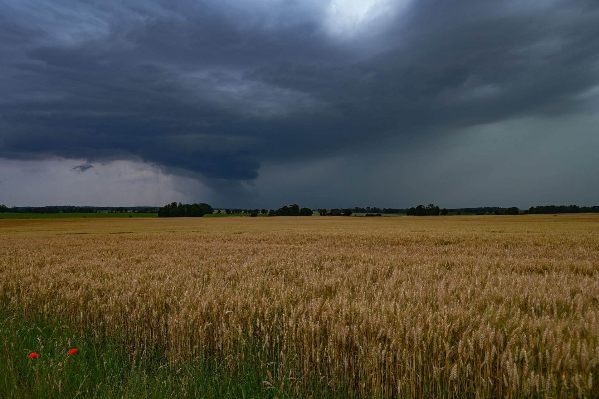 Nach Durchzug der Gewitter beruhigt sich das Wetter