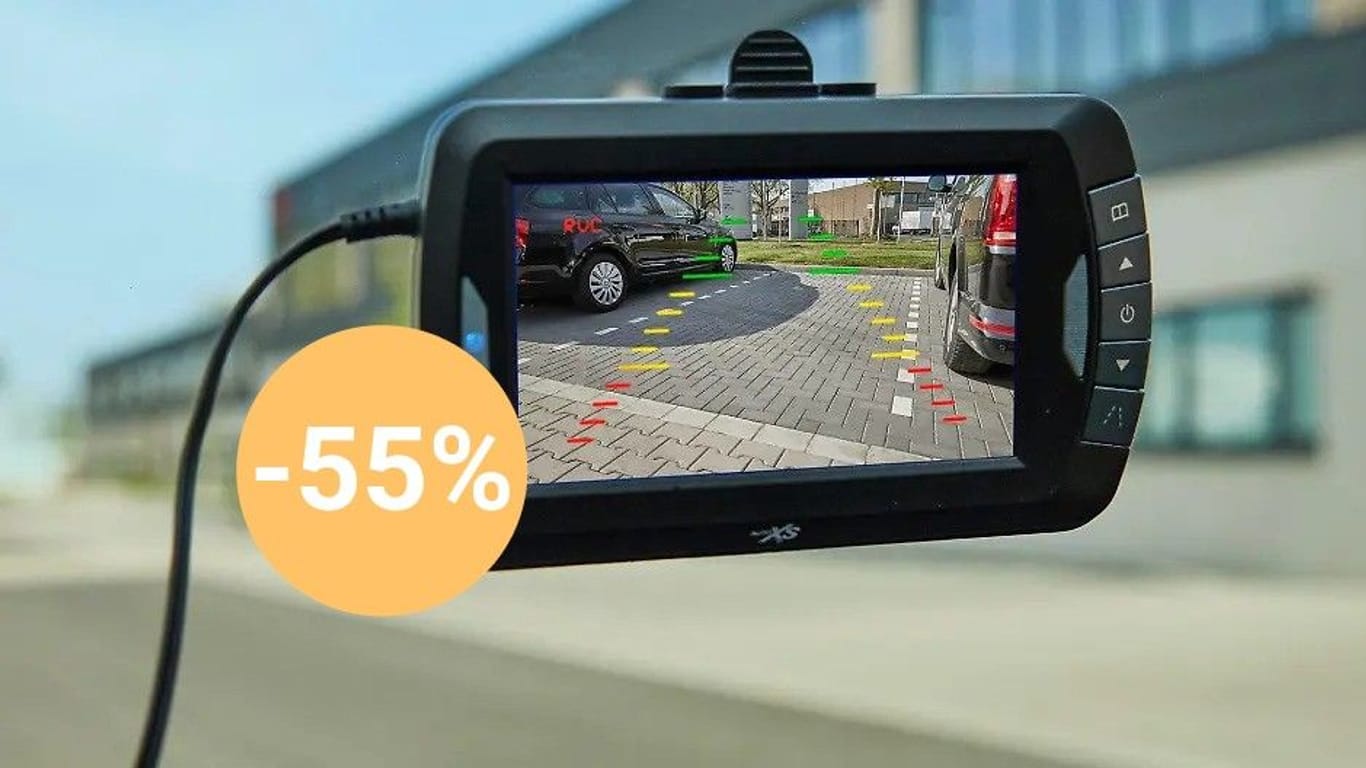 Jetzt können Sie sich im Aldi-Onlineshop eine Rückfahrkamera mit 54 Prozent Rabatt sichern.