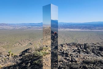 Der mysteriöse Monolith nahe Las Vegas.