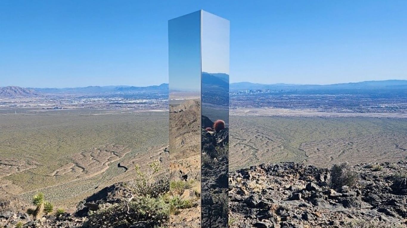 Der mysteriöse Monolith nahe Las Vegas.