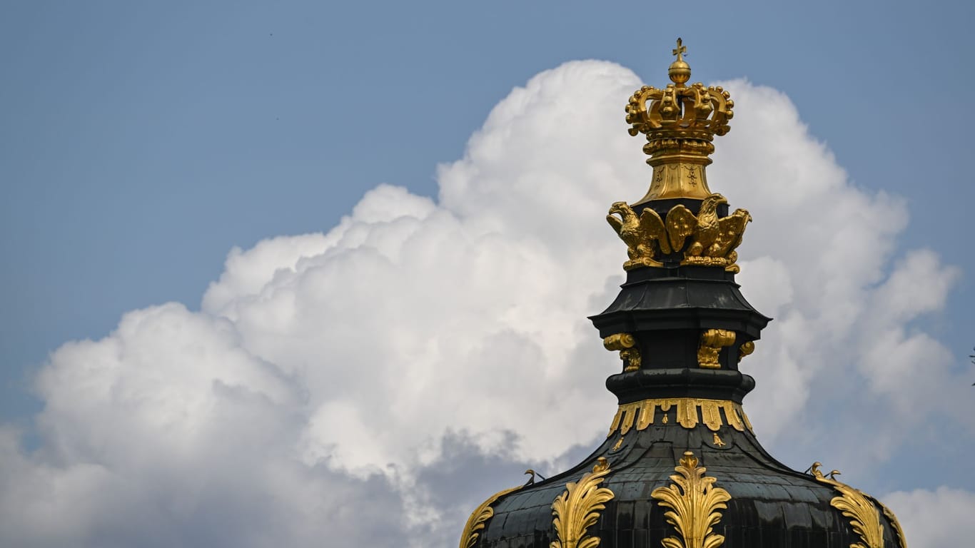 Sonne-Wolken-Mix in Dresden