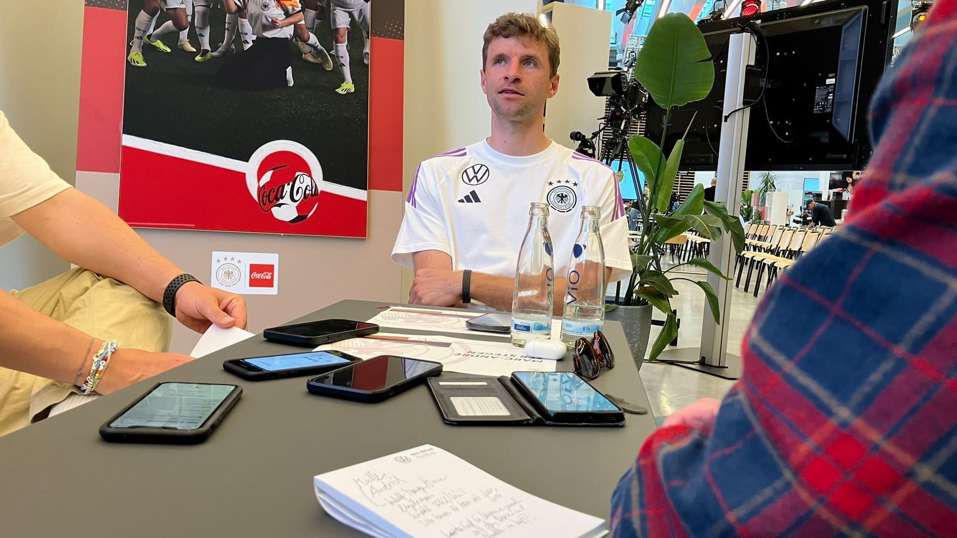 Thomas Müller beim Medientag der Nationalmannschaft am 4. Juni in Herzogenaurach.