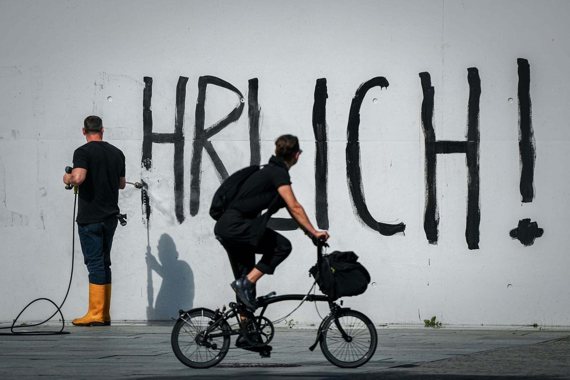 Protest am Kanzleramt