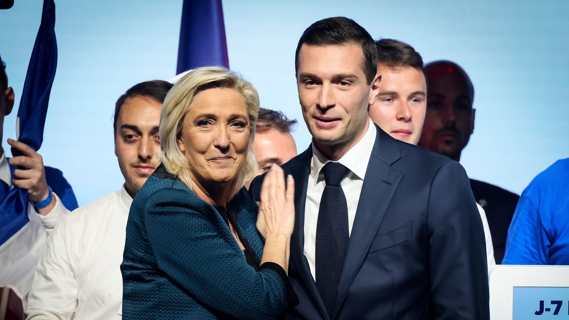 Marine Le Pen und Jordan Bardella