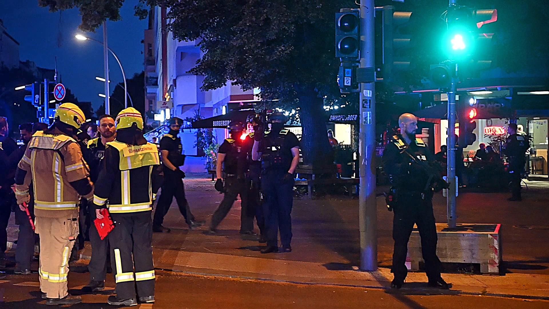 Einsatz in Berlin: Am Samstagabend ist in Moabit mindestens ein Schuss gefallen.