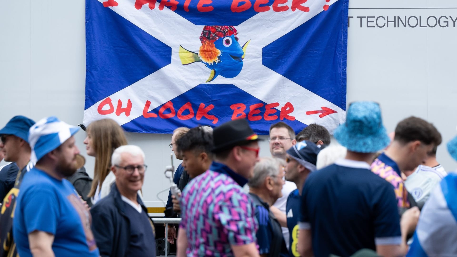 Schottische Fans in München