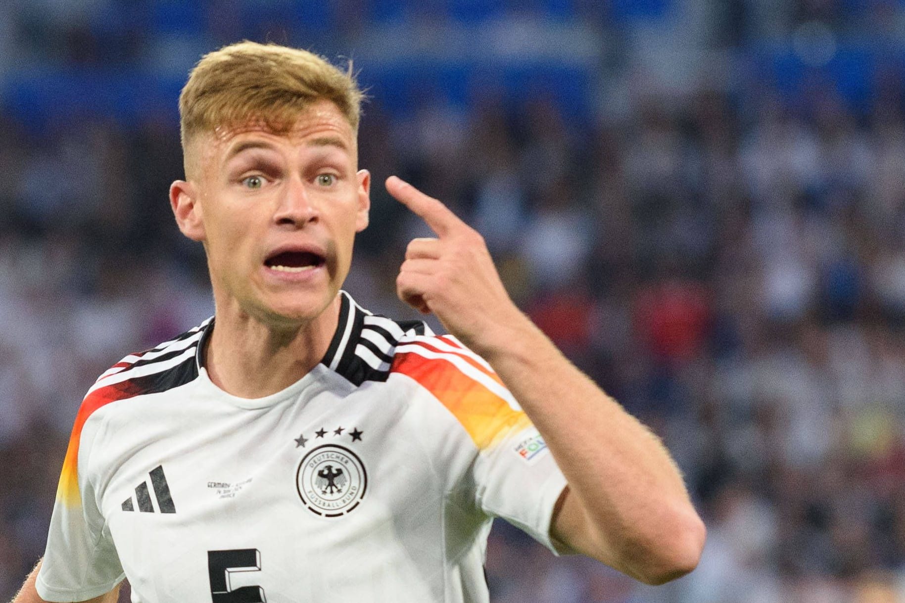 Joshua Kimmich: Der Außenverteidiger freute sich über den EM-Auftakt.