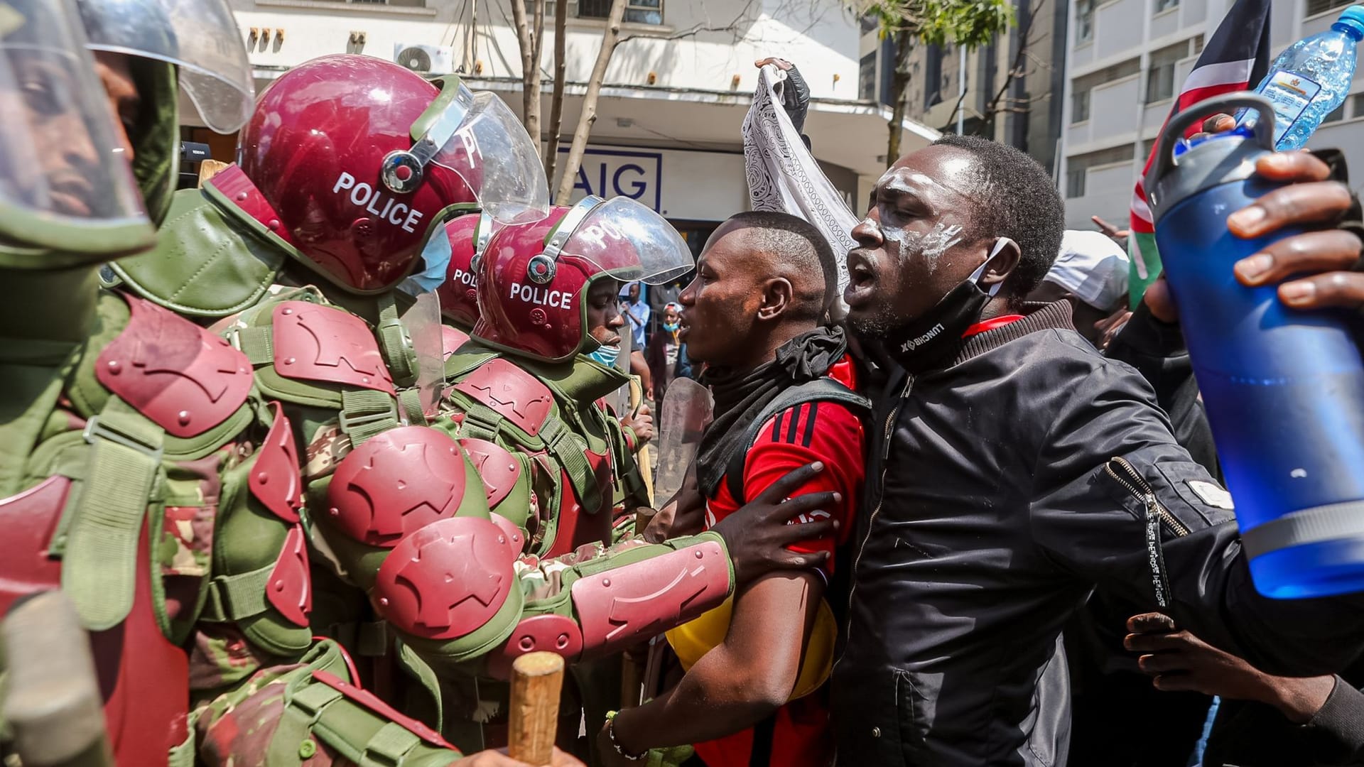 Protest in Kenia