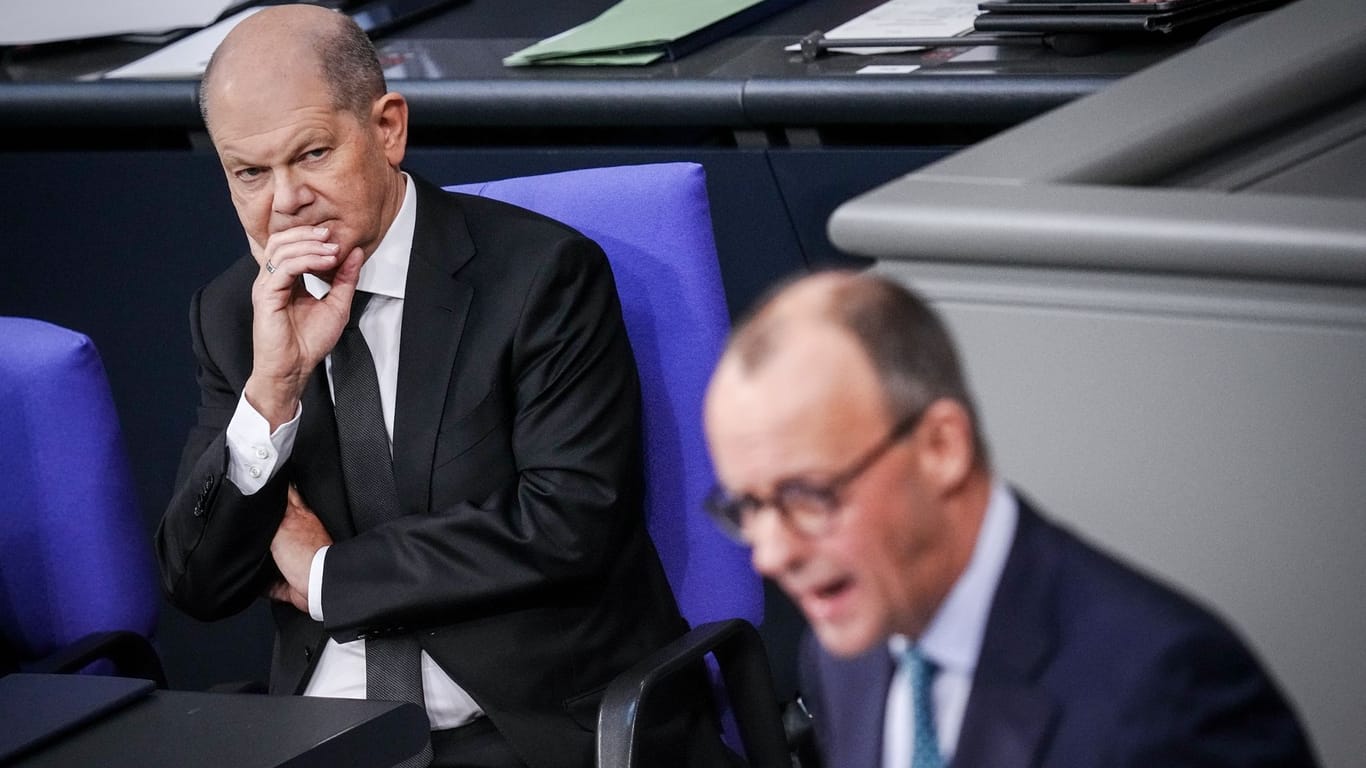 Olaf Scholz und Friedrich Merz