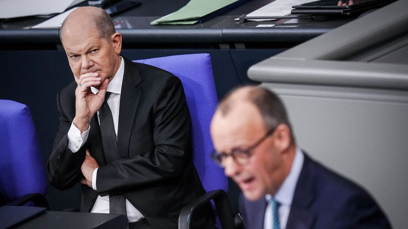 Olaf Scholz und Friedrich Merz