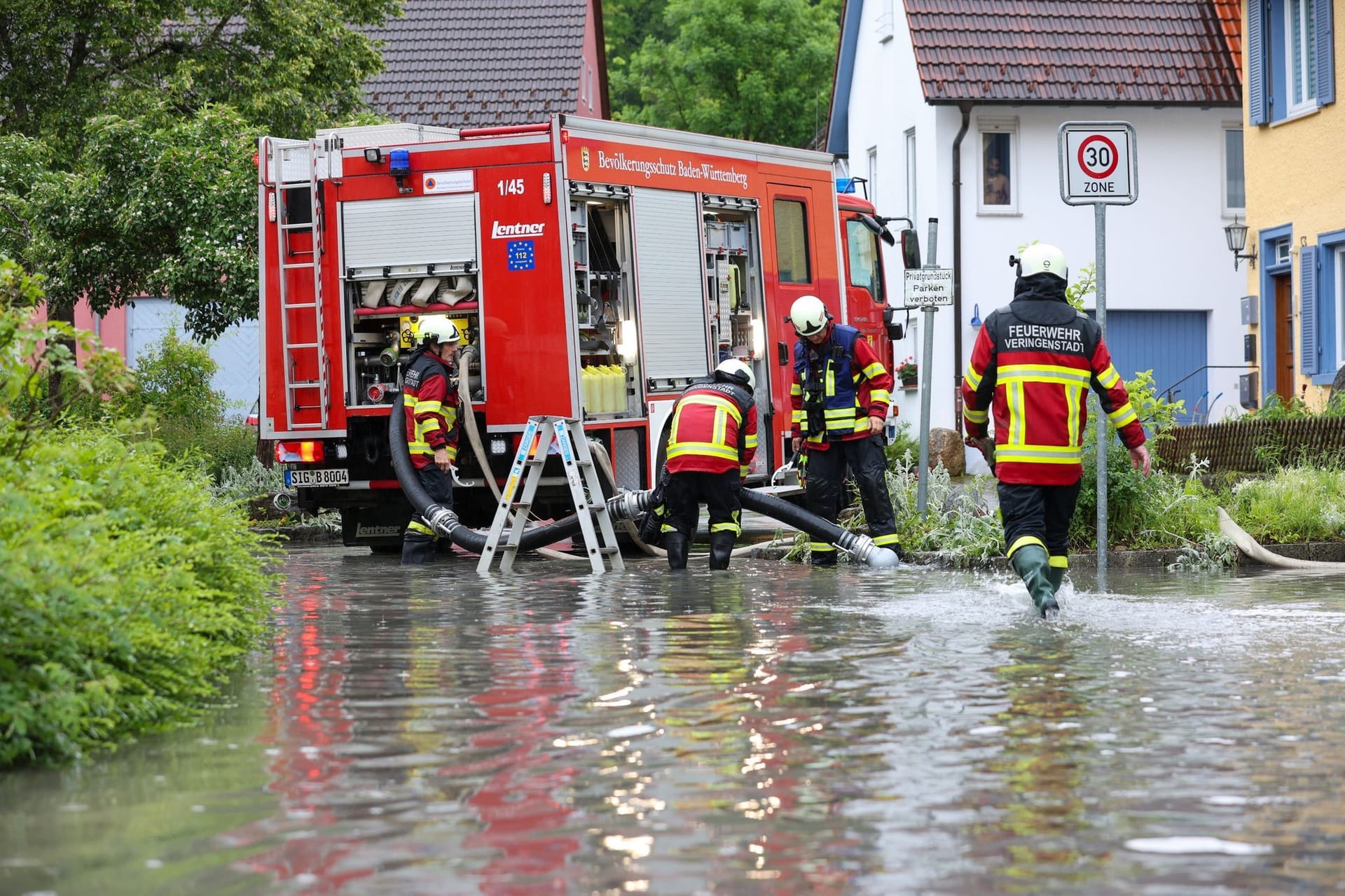 Unwetter in Baden-Württemberg