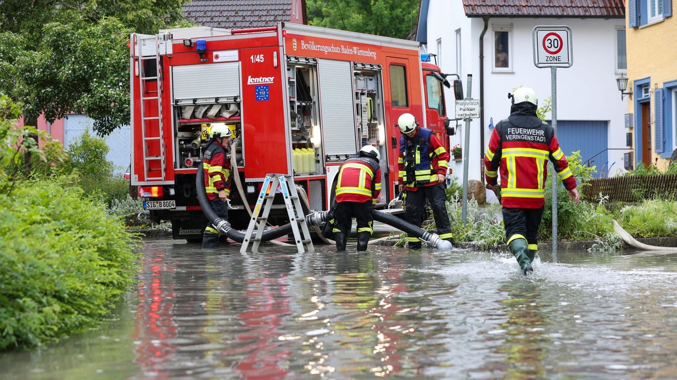 Unwetter in Baden-Württemberg