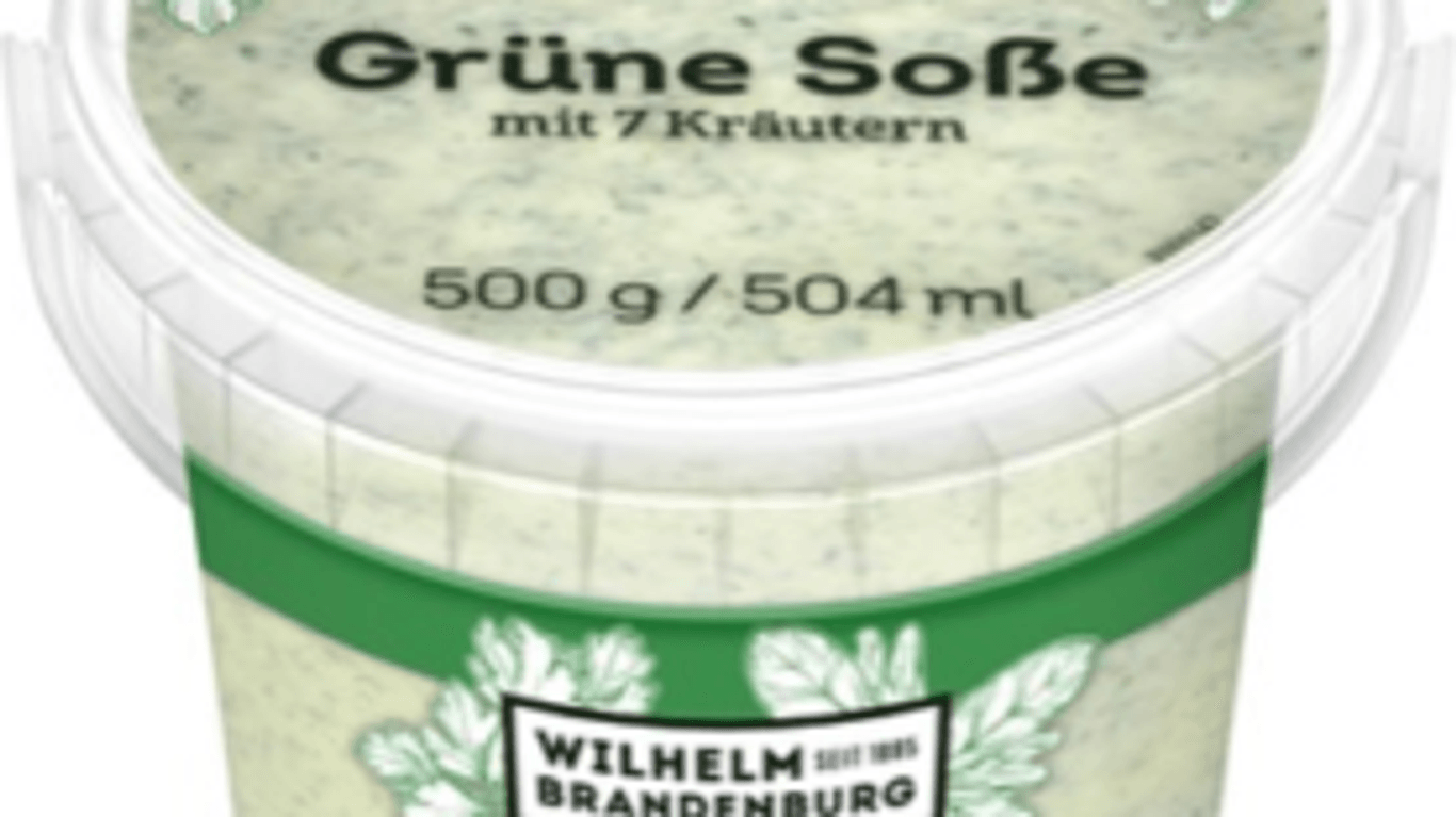 Die "Grüne Soße mit 7 Kräutern" von Wilhelm Brandenburg kann ein falsches Ablaufdatum tragen.