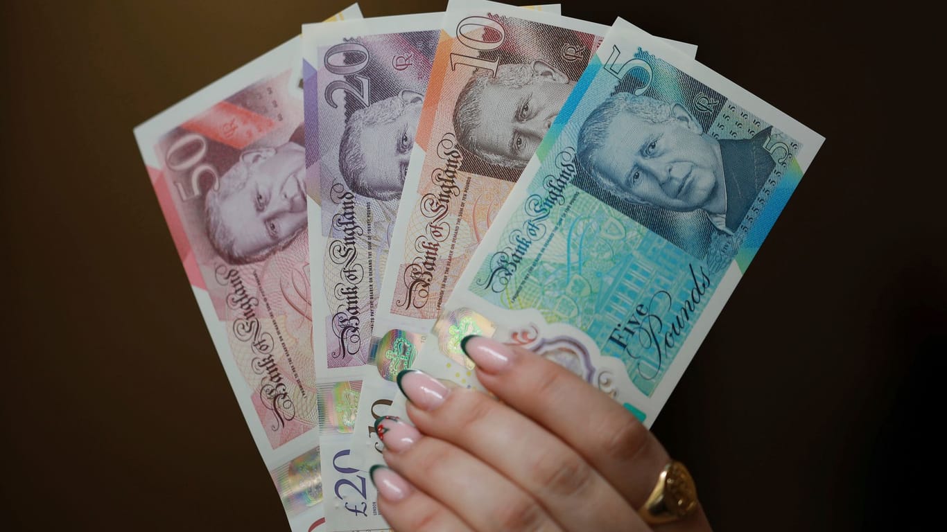 Neue Banknoten in Großbritannien