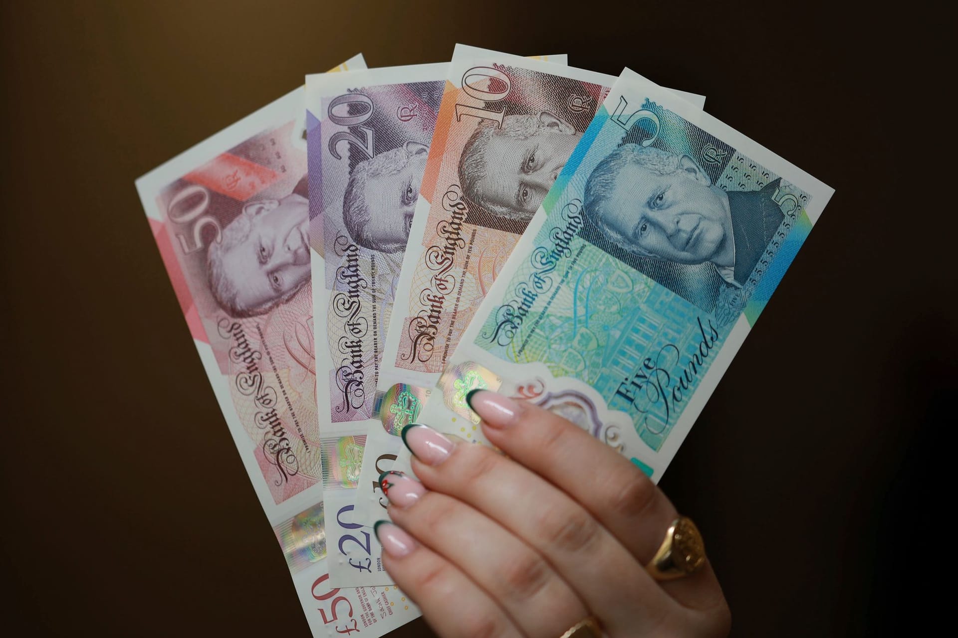 Neue Banknoten in Großbritannien