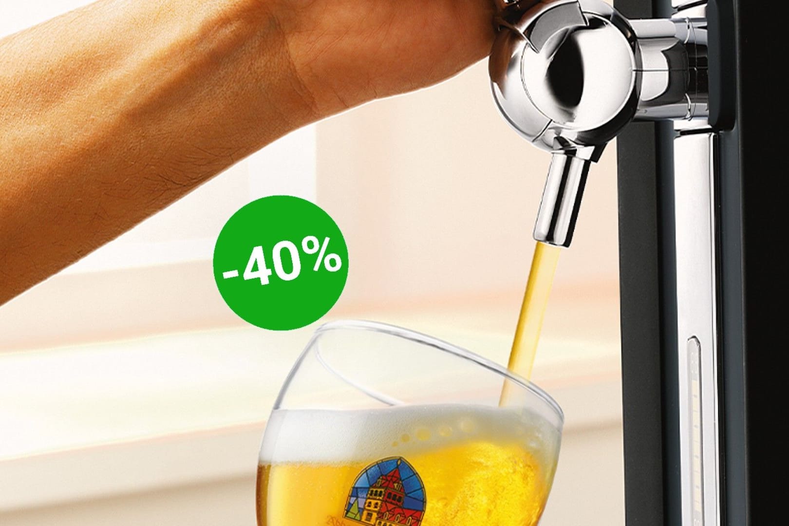 Genießen Sie Bier frisch vom Fass: Amazon hat heute eine Bierzapfanlage von Philips reduzierten im Angebot.