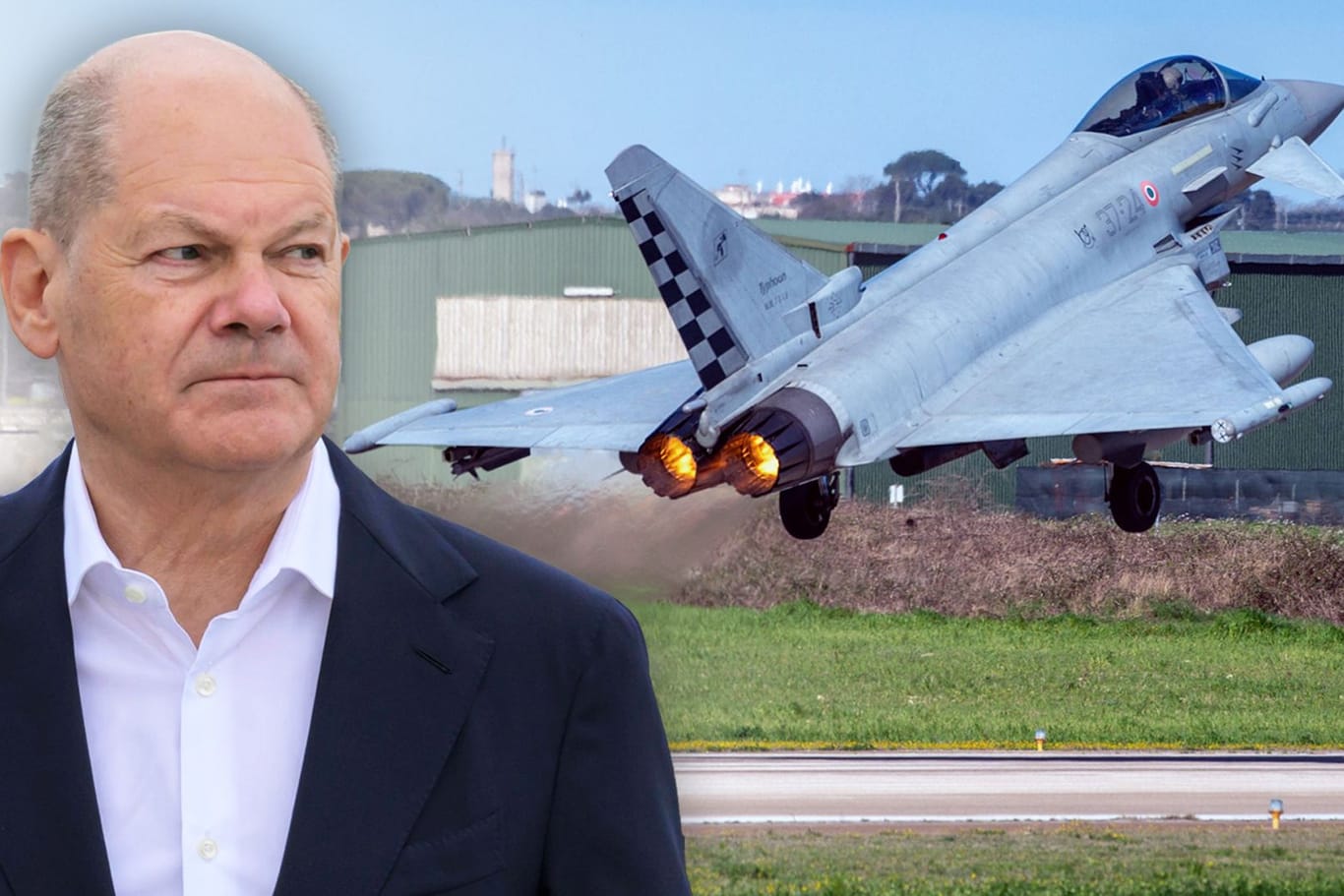 Kanzler Olaf Scholz will 20 weitere Eurofighter bestellen