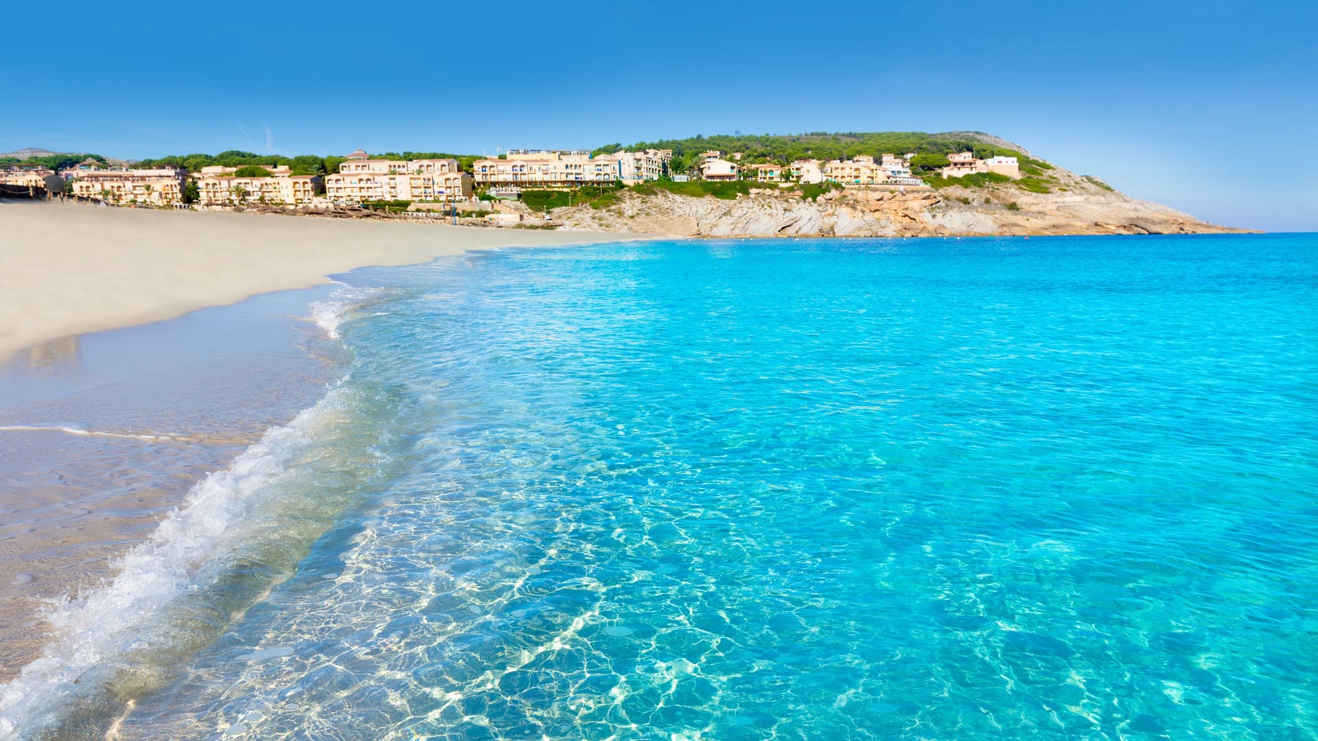 Majorca Cala Mesquida beach in Mallorca Balearic