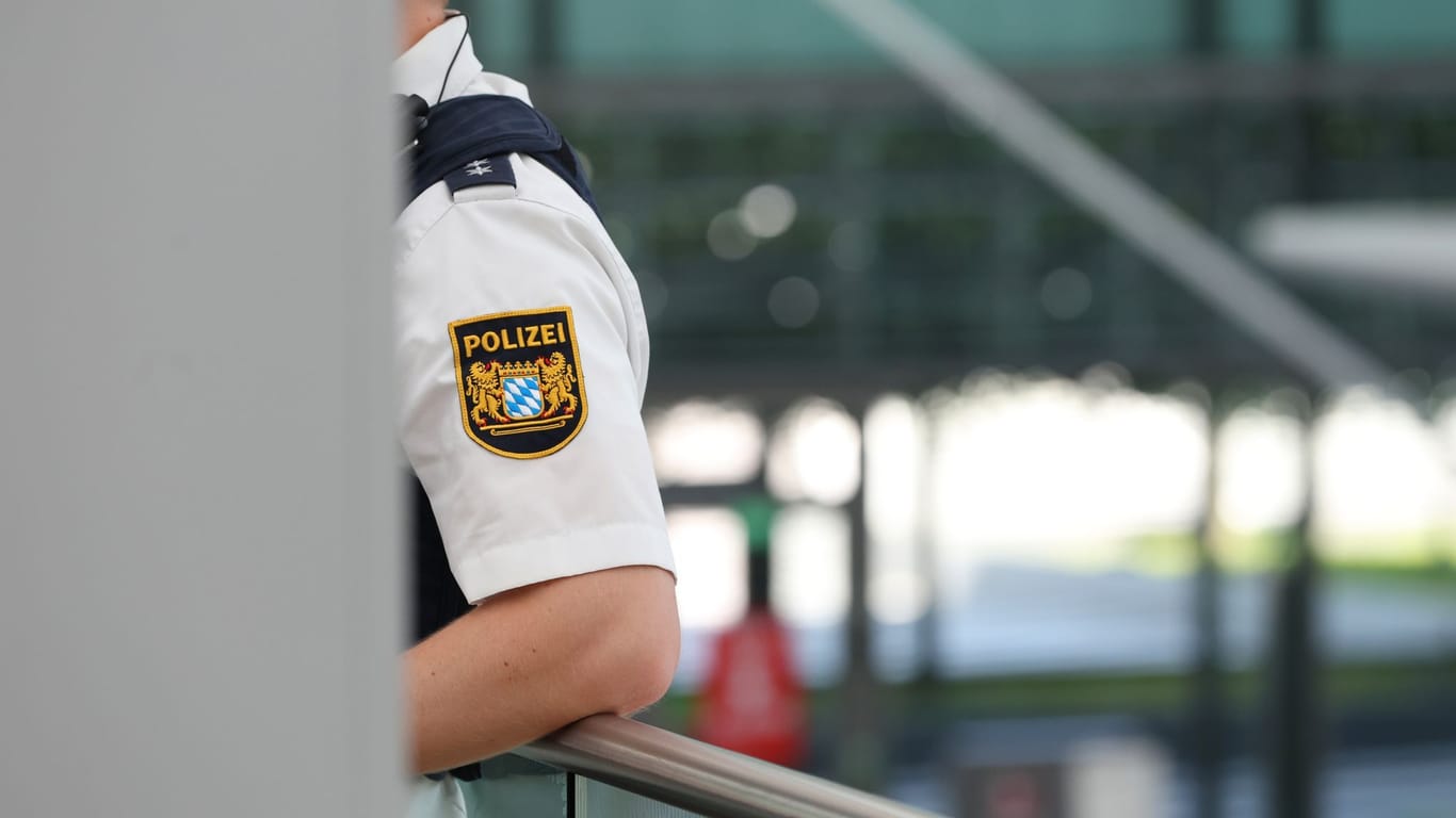 Bundespolizei am Münchener Flughafen