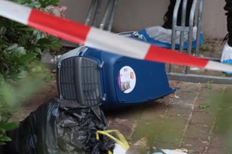Katzenbox am Tatort: In dieser Box wurde das 21 Monate alte Mädchen entdeckt.