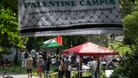Propalästinensische Aktivisten errichten Camp in Leipzig