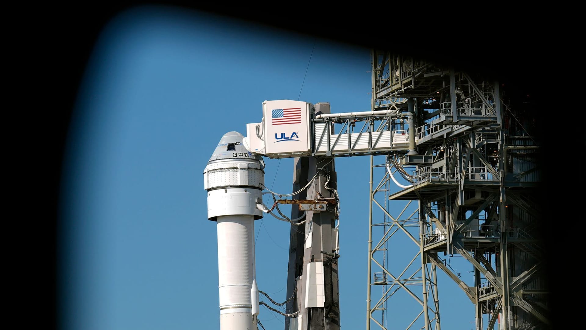 Vor Start der Starliner-Kapsel von Boeing