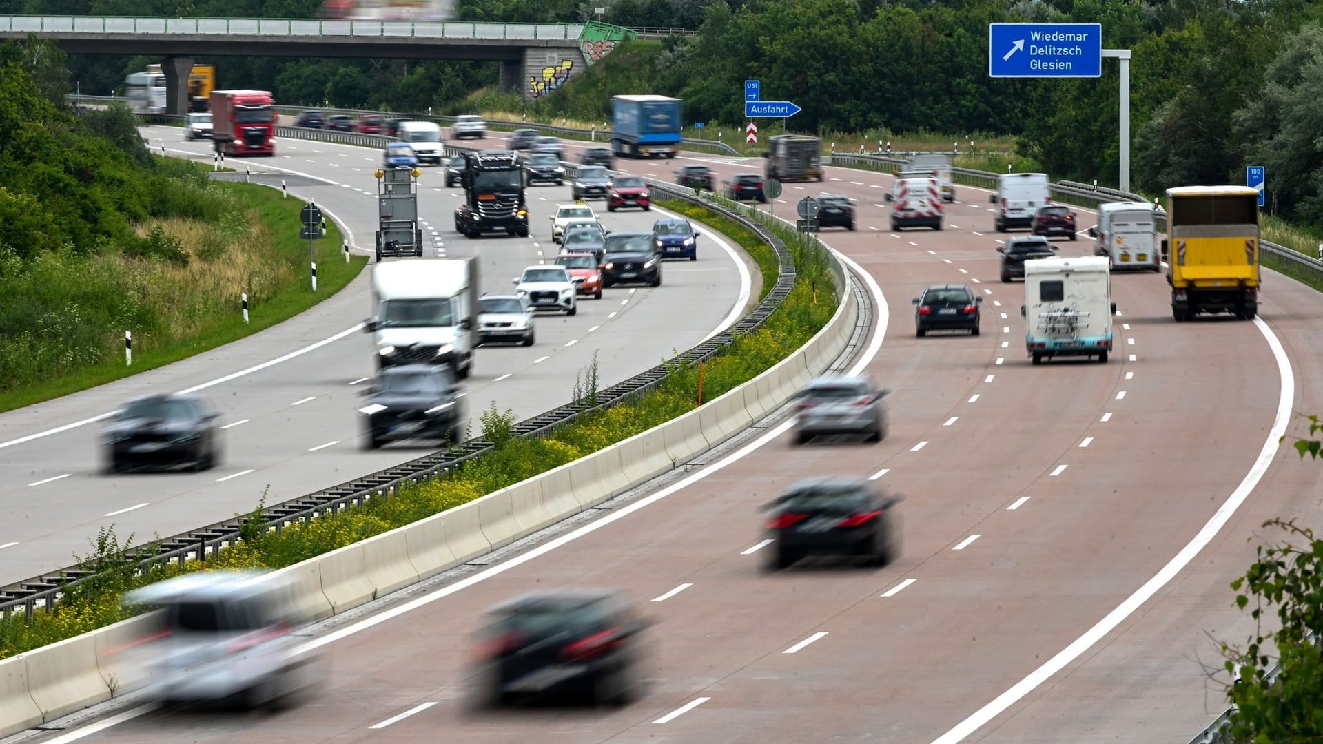 Auf der Autobahn