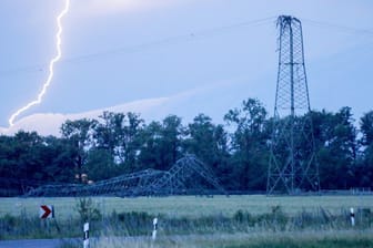 Unwetter über Sachsen