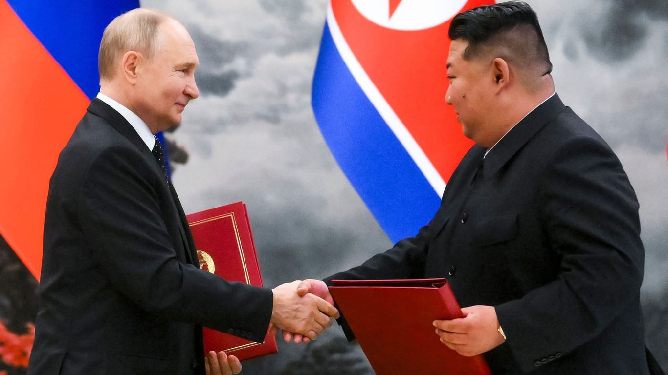 Russland und Nordkorea unterzeichnen ein Partnerschaftsabkommen: Darin soll auch ein Beistandsversprechen verankert sein.