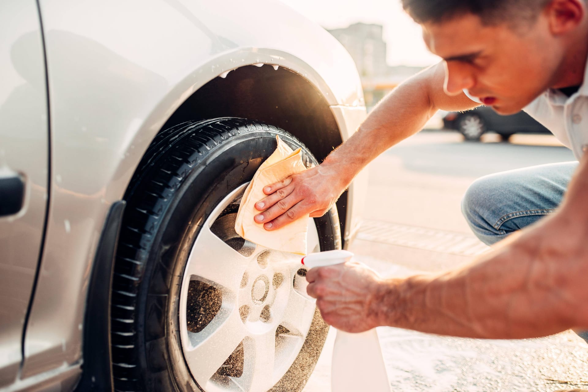 Gepflegte Felge: Sie lässt das ganze Auto besser aussehen.